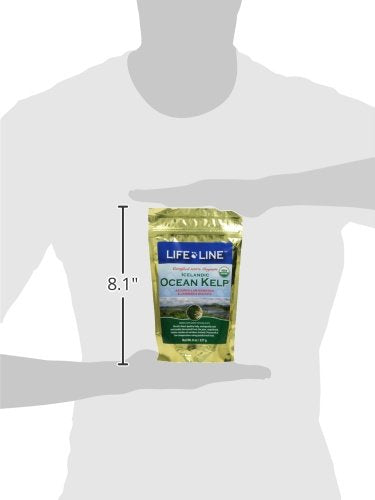 Life Line Pet Nutrition Organic Ocean Kelp Supplement for Skin & Coat, Digestion in Dogs & Cats, 8oz (20200) - BeesActive Australia