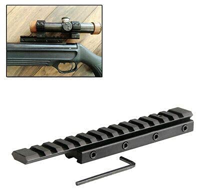 GOTICAL Slot Extension Low Profile Airgun/.22 Dovetail Rail Weaver Picatinny Rail Adapter Scope Mount Converter… Matt Black - BeesActive Australia