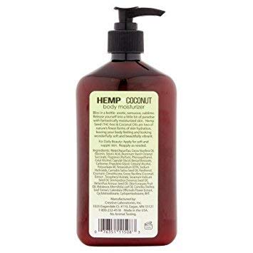 Malilbu Tan Hemp & Coconut Body Moisturizer, 18 fl oz - BeesActive Australia