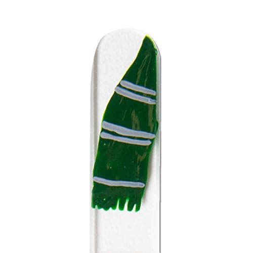 Wizard Sly Scarf Hand Painted Genuine Czech Republic Crystal Nail File with Matching Acrylic Case - Medium - BeesActive Australia