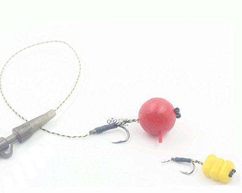 [AUSTRALIA] - Mimilure Carp Fishing Hair Rig Extender Boilie Bait Stops Boilie Stopper Carp Fishing Tackle (Multicolor) 