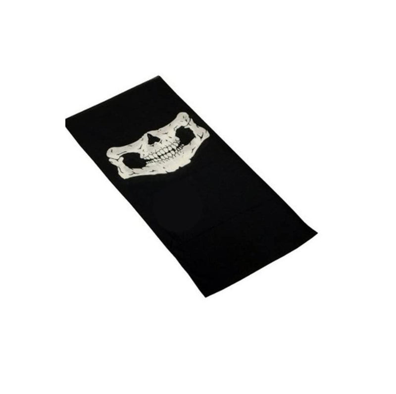 FamilyFirst Men's Skull Face Mask- Neck Tube Snood Balaclava- Ski Cycle Biker BMX Paintball Bandana Scarf, Black, One Size - BeesActive Australia
