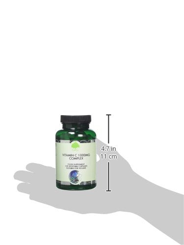 High Strength Vitamin C Capsules | 1000mg Vitamin C per Capsule | 120 Vegan Capsules | with Rosehip and Acerola | G&G Vitamins - BeesActive Australia