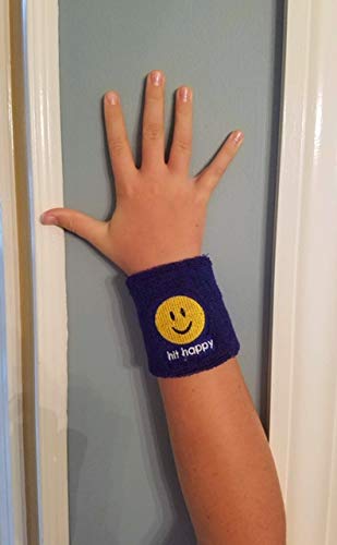 Hit Happy Tennis Wristbands Blue - BeesActive Australia