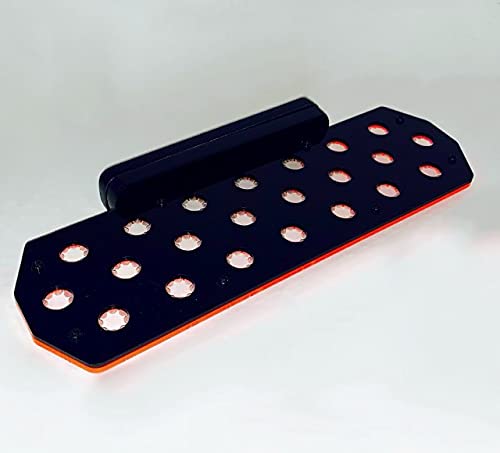 Frag Rack Locking for 22 Plugs Neon Orange Magnetic Acrylic - BeesActive Australia