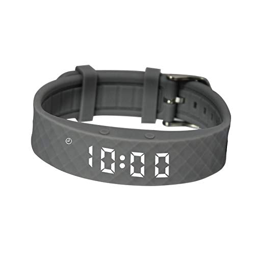 Grey Pivotell Vibratime Vibrating Pill Reminder Alarm Watch - with up to 12 Daily Alarms - BeesActive Australia