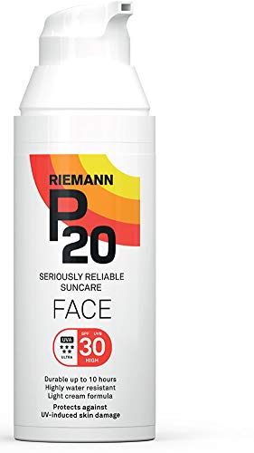 Riemann P20 Face Sun cream SPF30 50 g Long Lasting UVA and UVB Protection for up to 10 hours, Highly Water Resistant - BeesActive Australia