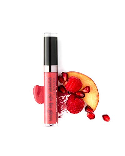 Vasanti Power Oils Lip Gloss - One-Swipe Full Coverage with Non-Sticky Shine. Infused with Lip Nourishing and Hydrating Power Oils (Ace) Ace - Natural Mauve - BeesActive Australia