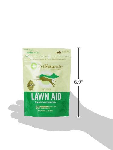 Pet Naturals Lawn Aid For Dogs, Yummy Chicken Flavor, 60 Chews - Balance Urine PH To Protect And Maintain Green Grass - Supports Healthy Bladder And Urinary Tract - BeesActive Australia