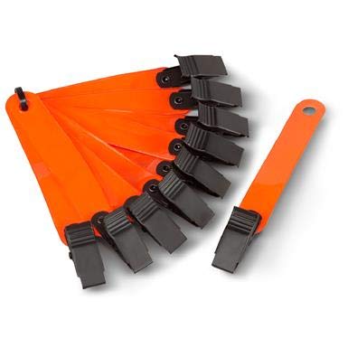 Orange Reflective Tree Marker (Pack of 20) 3” Hanging Trail Marking Reflectors, Trail Marking Tape, Trail Marking Ribbon, Trail Tape to Mark Trail, Highly Reflective Markers for Hiking or Hunting - BeesActive Australia