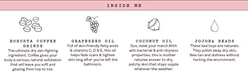 Frank Body Coconut Coffee Scrub, 7.05oz | Natural & Cruelty Free Exfoliating Body Scrub | Smells Like A Vacation | Hydrating Vegan Skin Care Scrub To Smooth And Moisturize Skin | 1ct - BeesActive Australia