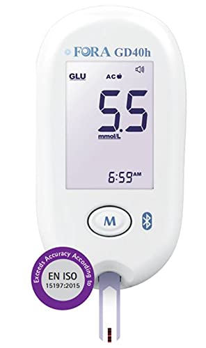 FORA Advanced Blood Sugar and Beta Ketone Diabetic Monitor with 10 Glucose strips Small - BeesActive Australia