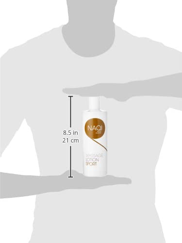 NAQI - Sports Massage Lotion - Pre-Workout and Post-Workout Recovery Treatment - Enhanced Recovery and Performance - Paraben-Free - Dermatologically Tested - Vegan-Friendly - 500 ml 500 ml (Pack of 1) Single - BeesActive Australia