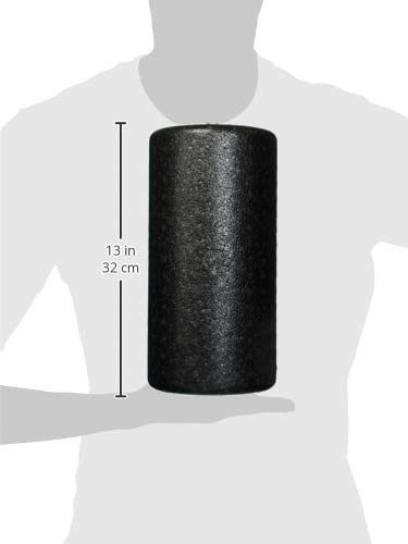 JFIT High Density Muscle Foam Roller - 12", 18", 24", 36" - Massage Rollers for Stretching, Deep Tissue and Myofascial Release 12-Inch New! Black - BeesActive Australia