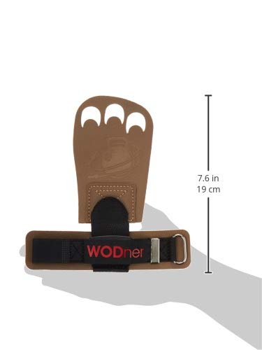 [AUSTRALIA] - WODner One Size Fits All Handsavers | Premium Leather Grips Cross Training Gloves for WODs, Gymnastics, Olympic Weightlifting, Calisthenics & Gym, Great Protection Against rips and blisters Original 