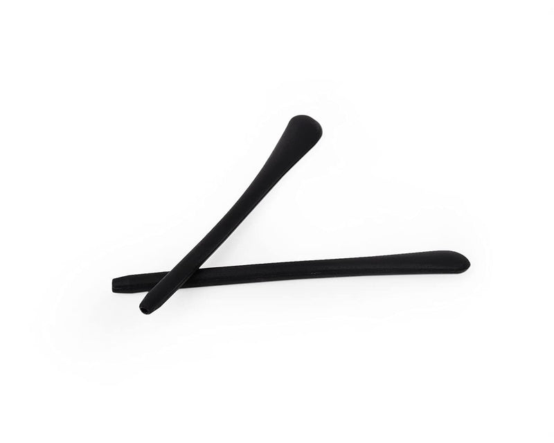 SCSpecial Eyeglass End Tips 6 Pairs Silicone Ear Sock Pieces Tubes Anti-Slip Replacement Glasses Ear Cushion for Thin Metal Eyeglass Legs - Black - BeesActive Australia