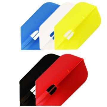 LSTYLE Dart Flights: L6 PRO Slim Shape - for Soft Tip and Steel Tip Darts Yellow - BeesActive Australia