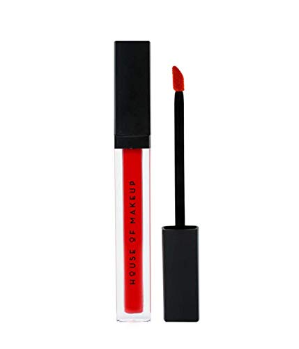 House of Makeup Liquid Lipsticks - Bright Red Matte Finish, Long Lasting & Smudge-Free Lip Color with Smooth Rich Look - Girl Boss Shade - BeesActive Australia