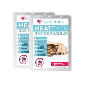 Calmeroos Plush Heartbeat Toys - Calming Separation Anxiety Relief Toys for Puppies and Kittens - Heartbeat Simulator in a Soft Comforting Pillow Pet Plush for Dogs and Cats Orange Kitty - BeesActive Australia