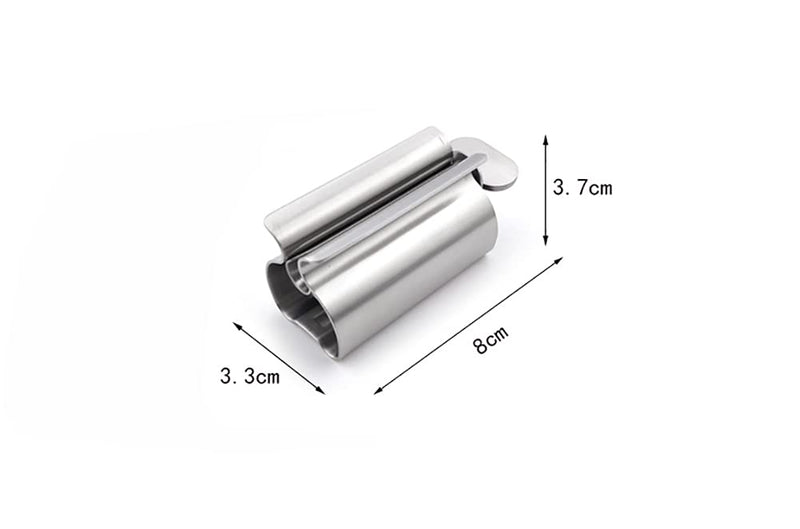 Alnicov Toothpaste Tube Squeezer,2 Pcs Toothpaste Squeezer Rollers,Stainless Steel Toothpaste Tube Wringer Seat Holder Stand - BeesActive Australia
