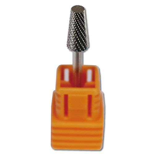 C & I Tapered Barrel Nail Drill Bit for Electric Nail Drill Machine of Nail Art (Grit Fine, Silver) Grit Fine - BeesActive Australia