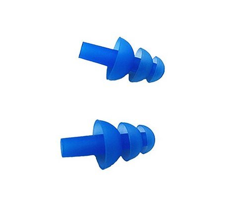 erioctry 5Pairs Soft Silicone Earplugs Swimmers Flexible Ear Plugs for Swimming Sleeping (Blue) - BeesActive Australia