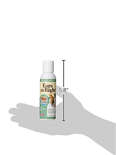 ARK NATURALS Ears All Right, Gentle Ear Cleansing Lotion for Dogs, Relieve Issues with Infection, Allergies, Odor and Wax, Natural Botanical Formula, 4oz Bottle - BeesActive Australia