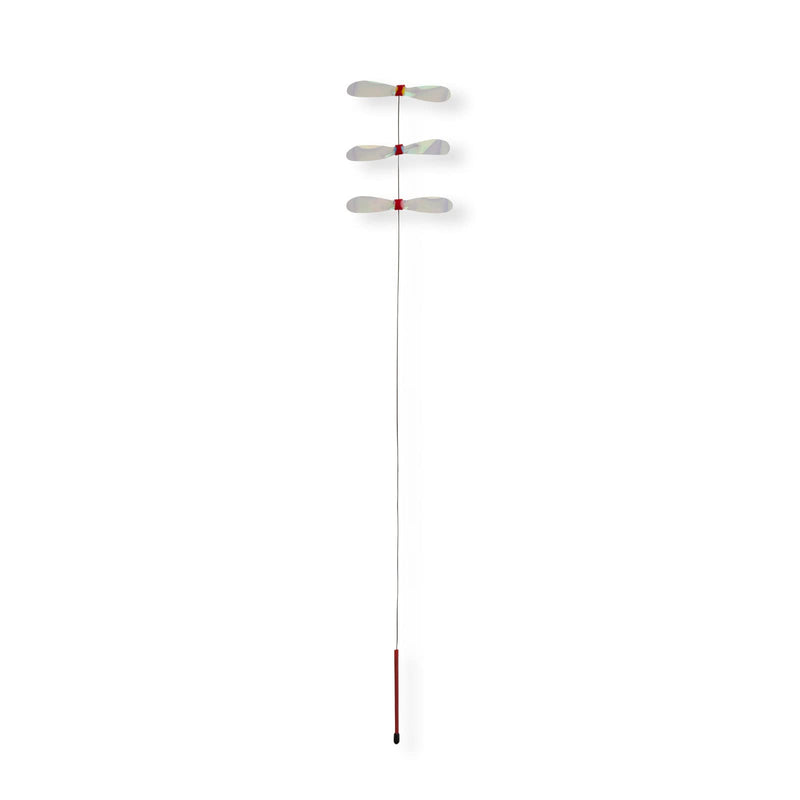 NECOICHI Crinkly Critters Cat Wand Dancing Dragonfly Trio Cat Wand - BeesActive Australia