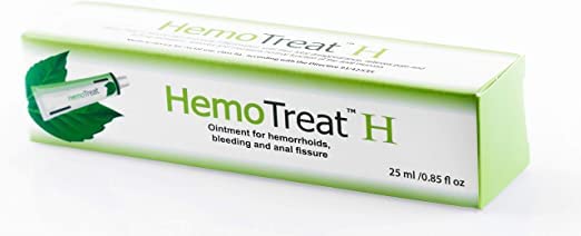 HemoTreat H Haemorrhoid Treatment Cream - Tube with Internal Applicator - Ointment for Internal and External Haemorrhoids 25 ml - BeesActive Australia