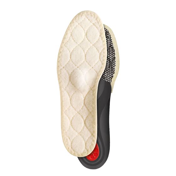 Pedag Viva Winter | Insulating Insoles | Made in Germany | Heel Cushion, Longitudinal & Metatarsal Arch Support | Boost Warmth & Comfort | 1 Pair | Women US 12/ Men 9/ EU 42 US W12/M9/EU 42 - BeesActive Australia