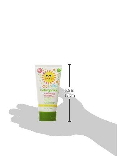 Babyganics SPF 50 Travel Size Baby Sunscreen Lotion UVA UVB Protection | Water Resistant |Non Allergenic, 4 Pack (2 Ounce) 2 Ounce (Pack of 4) - BeesActive Australia
