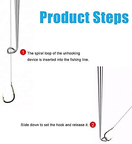 2PCS Fishing Hook Quick Removal Device Security Extractor Fish Hook Disconnect Device Fishing Accessory,Fish Hook Removal Tool for Fishing,Fish Hook Remover Tool Kit, - BeesActive Australia
