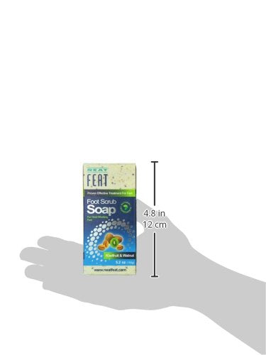 Neat Feat Kiwifruit and Walnut Foot Scrub Soap, 5.2 Fl. oz. - BeesActive Australia