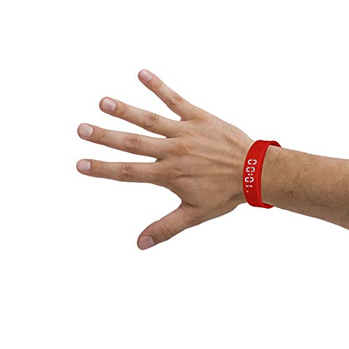 Red Pivotell Vibratime Vibrating Pill Reminder Alarm Watch - with up to 12 Daily Alarms - BeesActive Australia
