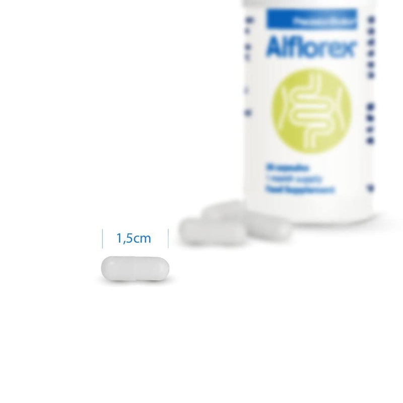 Alflorex Daily Food Supplement - Live and Active Single Strain Bacteria - Scientifically Tested - Easy to take - No Refrigeration - 30 Capsules - BeesActive Australia