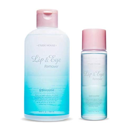 ETUDE HOUSE Lip & Eye Remover 8.45 fl.oz. (250ml) | Kbeauty Gentle Makeup Deep Cleansing Remover | Dual-Phased Formula with Water and Oil | Face Cleanser | Sensitive Skin Skin Care 8.45 Fl Oz (Pack of 1) - BeesActive Australia