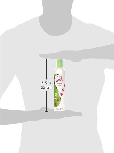 Pet Silk Liquid Silk Serum - Dog Finishing Leave in Conditioner for Shiny & Healthy Coat - Pet Detangler with Silk Amino Acids, Vitamin E & Panthenol - Pet Hair Moisturizer 0.25 Pounds - BeesActive Australia