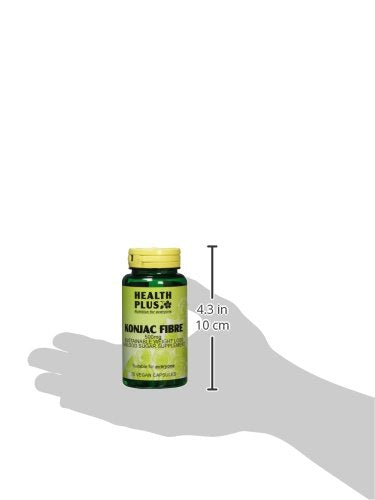 Health Plus Konjac Fibre 500mg (Glucomannan) Slimming and Weight Control Supplement - 70 Gelatin Free Capsules - BeesActive Australia