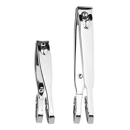 MosBug Nail Clipper Set-3PCS Stainless Steel Finger Nail,Toe Nail Clippers and Nail File with Metal Case for Women and Man - BeesActive Australia