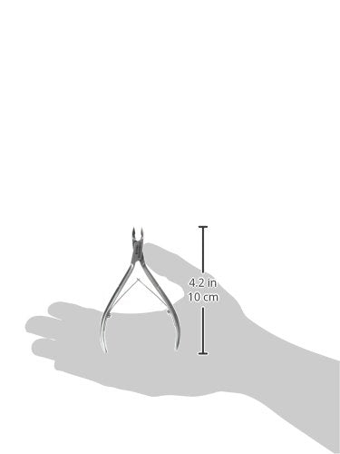 Tamsco Cuticle Nipper Superior 6mm Half Jaw Satin Finish Passivized 4-InchJapanese Stainless Steel Double Spring Box Joint 6mm Jaw - BeesActive Australia