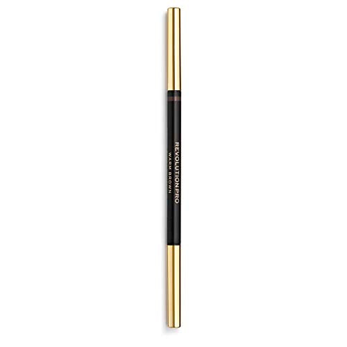 Makeup Revolution Pro Define Fill Micro Eyebrow Pencil, Warm Brown Eyebrow Definer Pencil, Longwearing Eyebrow Makeup, Natural Looking Brows - BeesActive Australia