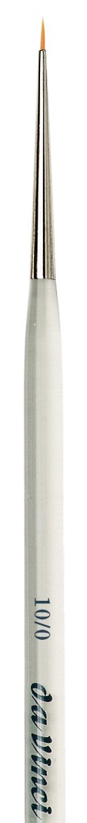 da Vinci Nails Series 15700 Gel Technique Nail Brush, Round Extra Fine Synthetic with Plexiglass Handle, Size 10/0 - BeesActive Australia