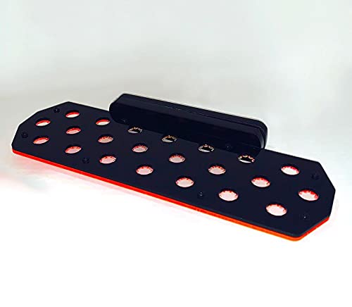 Frag Rack Locking for 22 Plugs Neon Orange Magnetic Acrylic - BeesActive Australia