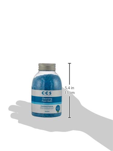 CCS Cleansing Foot Bath Salts, Perfumed, 470g | Softens Calluses and Cracked Heels | Moisturise Dry Skin - BeesActive Australia