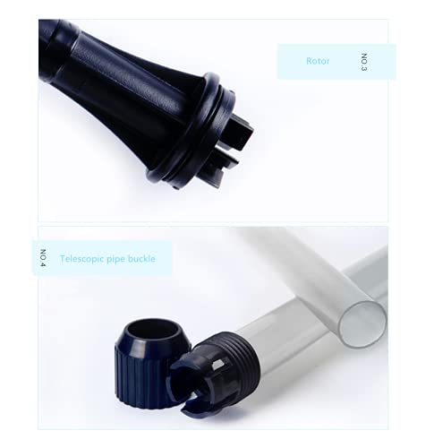 JORCEDI Electric Aquarium Fish Tank Siphon Pump Vacuum Gravel Water Filter Cleaner Pipe for Big and Small Tank Water Changing and Sand Clean - BeesActive Australia