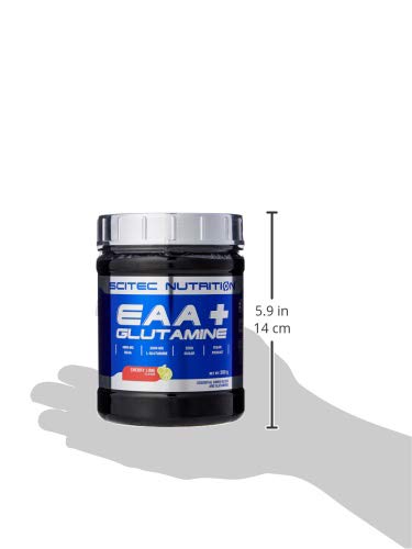 EAA+Glutamine 300g Cherry-Lime, 300 g Cherry Lime 300 g (Pack of 1) - BeesActive Australia
