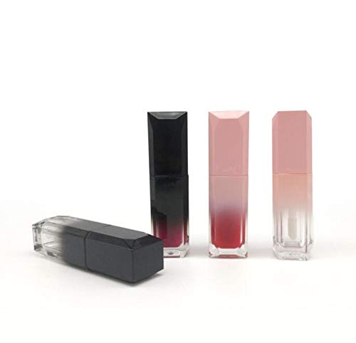 WOIWO 2PCS Lipstick Tube With Gradient Pink and Gradient black Liquid Lipstick Tube DIY Lip Gloss Lip Oil Lip Glaze Tube 5ml - BeesActive Australia