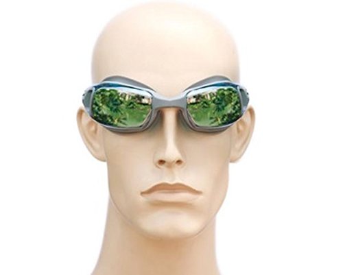 [AUSTRALIA] - Aguaphile Mirrored Swim Goggles Soft and Comfortable - Anti-Fog UV Protection, Best Tinted Swimming Goggles with Case - Adult Men or Women, Premium Quality Blue 