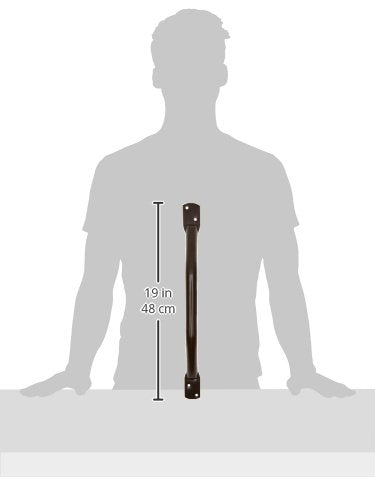 Aidapt Brown Safety Outdoor Indoor 18" (459mm) Easy Grip Coated Steel Grab Bar Rail Support Aid - BeesActive Australia