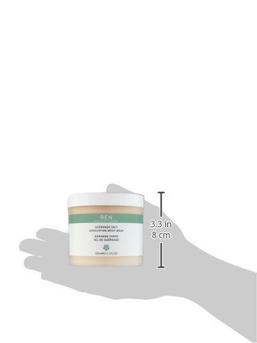 REN Clean Skincare Guerande Salt Exfoliating Body Balm (11.2 Fl Oz) Gentle Body Scrub to Exfoliate & Hydrate Skin - BeesActive Australia